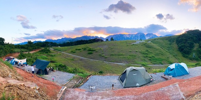   白馬岩岳マウンテンリゾートに「Alpen Outdoors」がコーディネートするキャンプエリアが誕生！