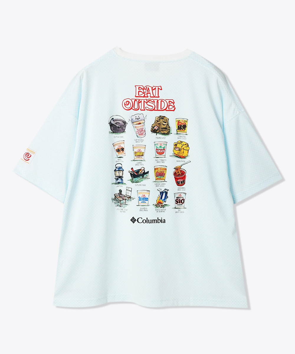 食べるほど、涼しくなる!? 「カップヌードル×Columbia」コラボTシャツ