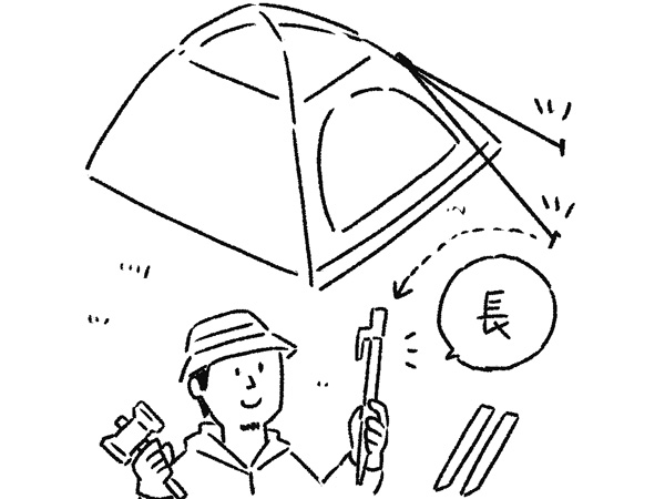   「雨キャンプの時は絶対やって」ひとつ工夫するだけ！超快適になるテント＆タープ設営術4選