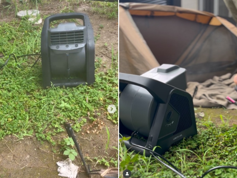   庭やアウトドアで大活躍！快適に涼しくなる「電動ミストファン」が優秀すぎる！