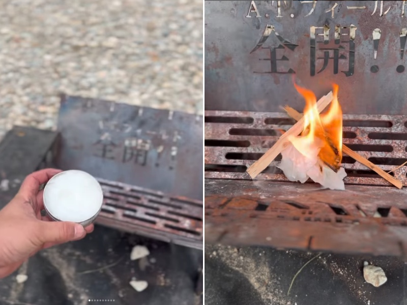  「目から鱗！これは盲点だった」身近なアイテムが着火剤になる!?天才すぎるアイディアとは？