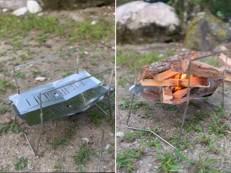   名車哲学を継ぐ無骨デザインが映える！A4サイズのコンパクトで優秀すぎる焚き火台とは？