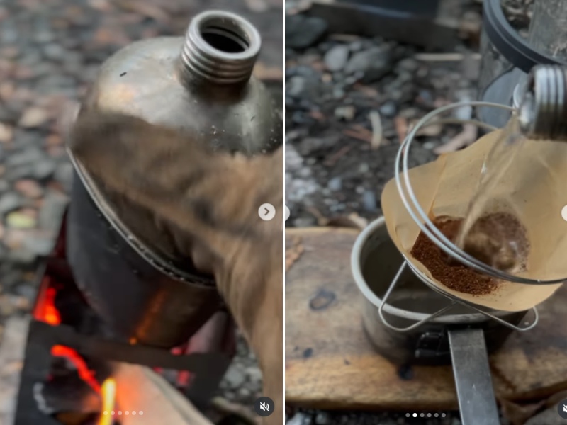   意外な使い道知ってる？焚き火に投入OKな漢の無骨派な湯沸かし方法が便利すぎる